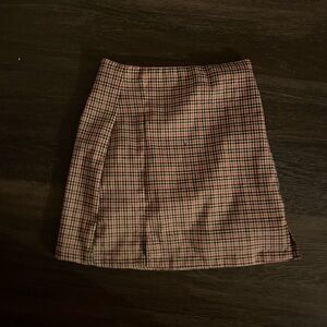 Brandi Melville 
Plaid Mini Skirt